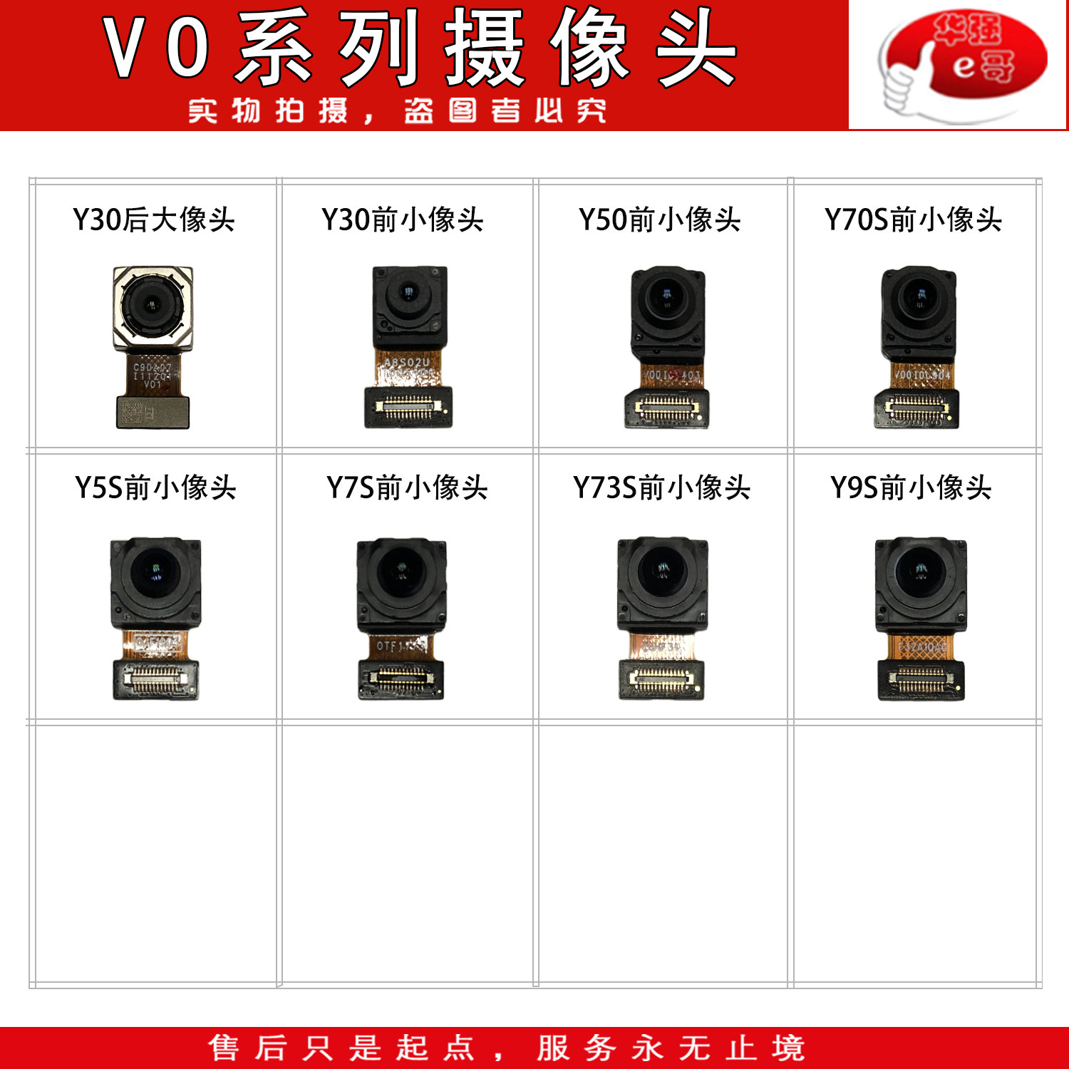 前后摄像头适用于Y30Y31S