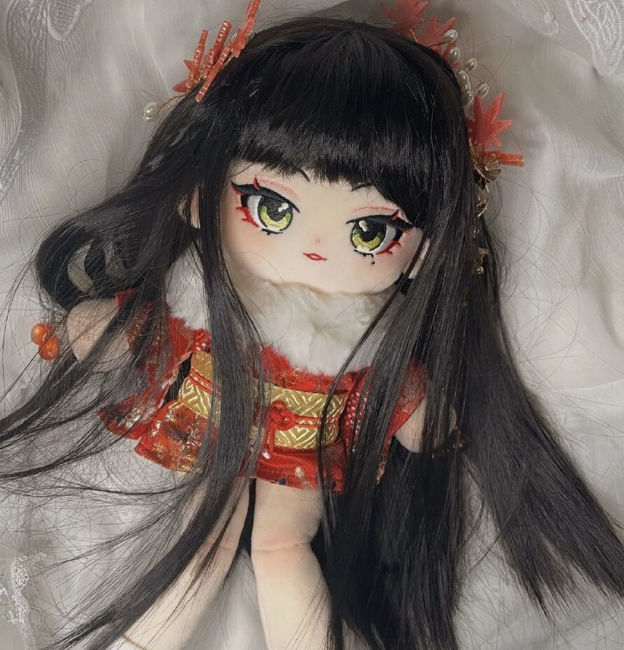 阴阳师同人鬼女红叶棉花娃娃长腿体（为裸娃+假发待售中）