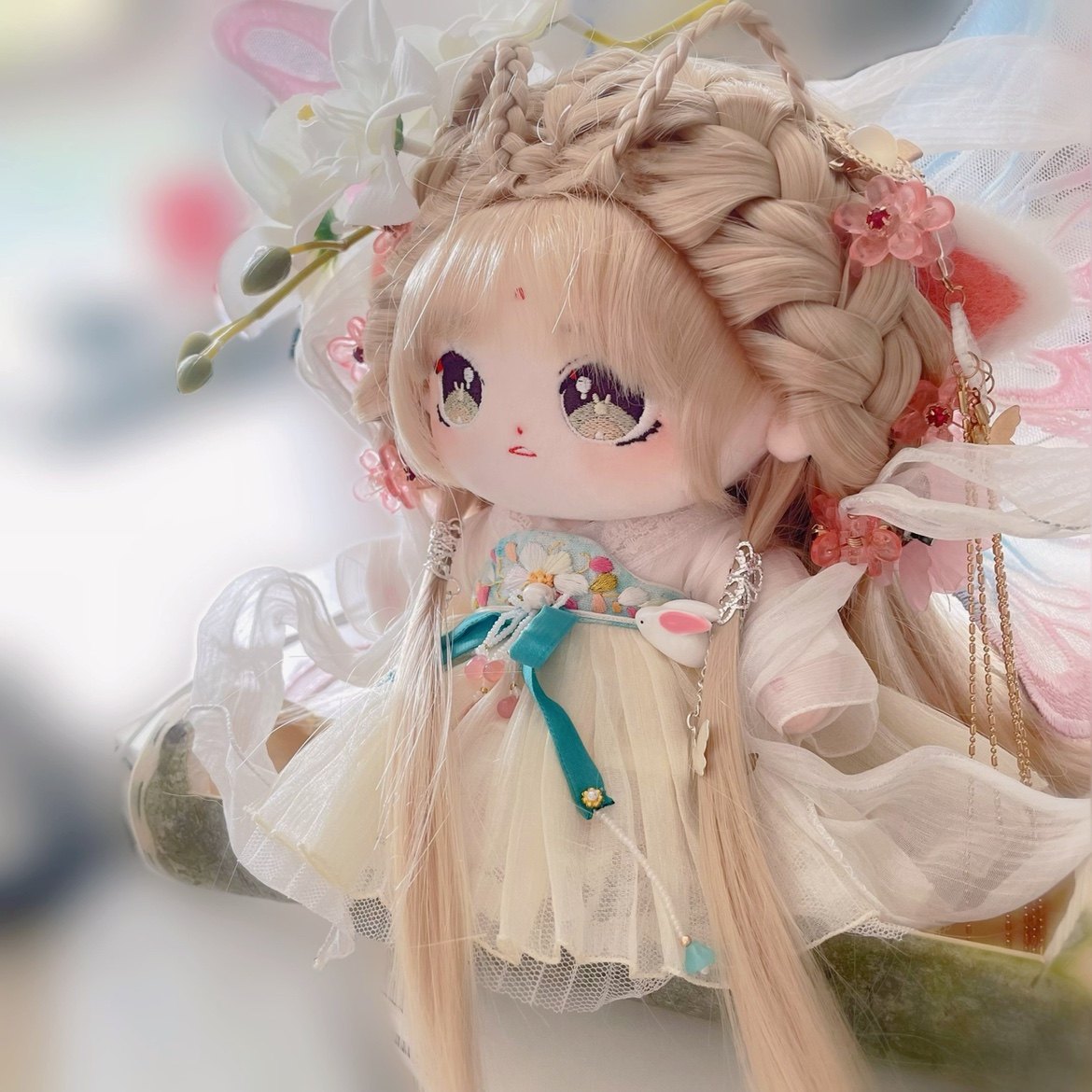 阴阳师同人辉夜姬棉花娃娃高温丝20cm(已截团等余量)