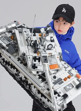 2024新品巨大款99A坦克积木模型儿童益智高难度拼装玩具生日礼物