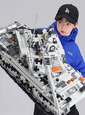 2024新品巨大款99A坦克积木模型儿童益智高难度拼装玩具生日礼物