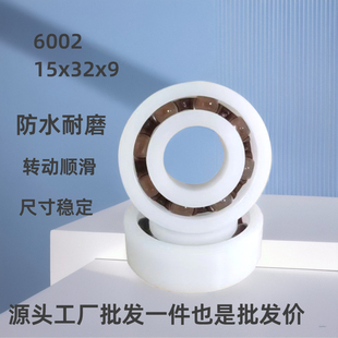 6001 6005 6002 6004 耐磨防水轴承耐腐蚀 6003 POM6000塑料轴承