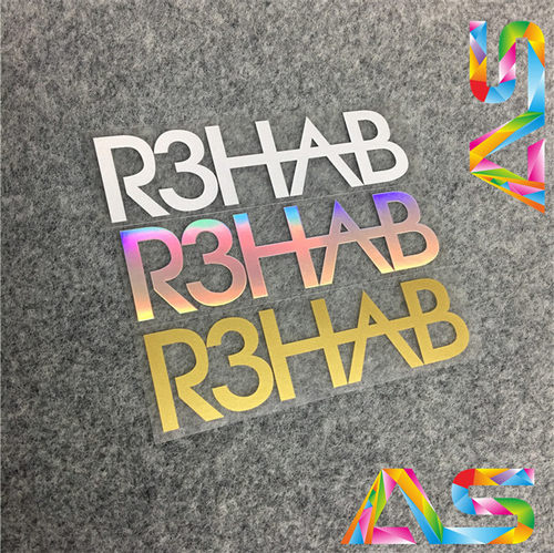 Hidh！全球DJ冠军三哥 r3hab全息周边贴纸行李箱电脑贴纸 - 封面