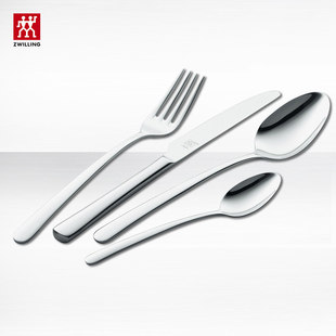 德国双立人Nova系列西餐具4件套不锈钢牛排刀叉汤勺 -07141-400-9