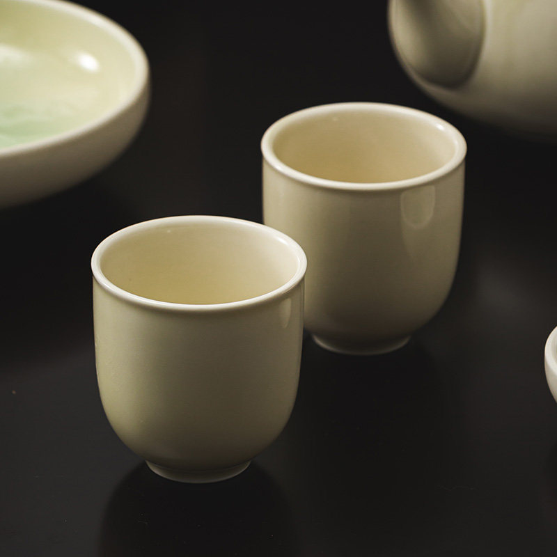 【雅川青古韵水杯】温润的瓷杯 等茶暖 也等时光慢~