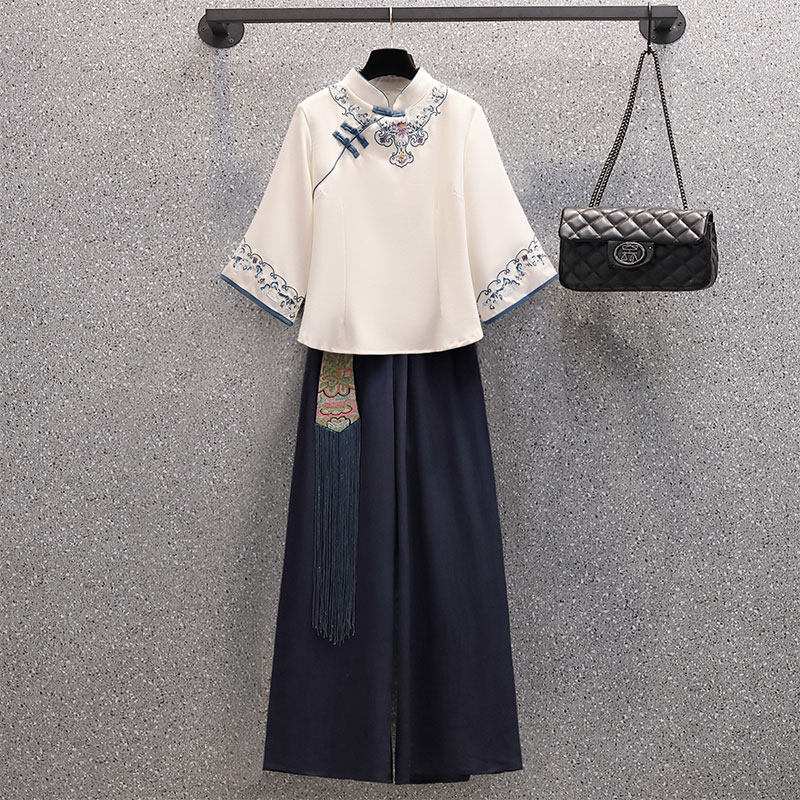 酒店足疗减龄足浴技师中式采耳养生师高端工作服会所女服务员工衣