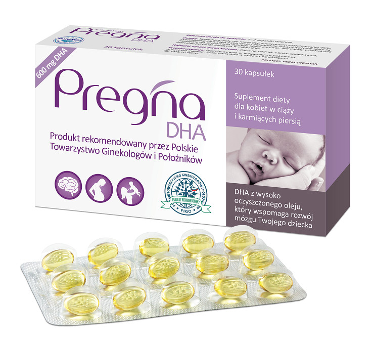 Pregna孕妇专用DHA孕期哺乳期产妇鱼油脑黄金omega-3大脑发育补脑 孕妇装/孕产妇用品/营养 孕产妇DHA 原图主图