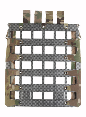 WOSPROT FCPC V5战术背心专用后背板转接Molle拉链轻量化背板模块
