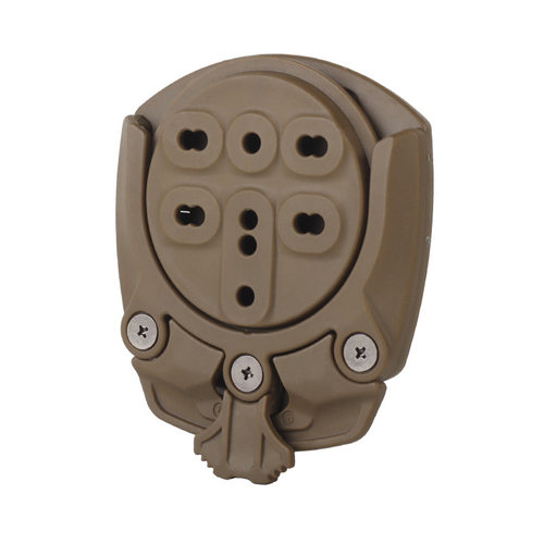 快拔套通用360度旋转底座适配件