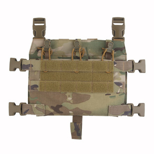 WST R款战术JPC 2.0背心胸挂魔术贴底面通用M4三联5.56前面板迷彩