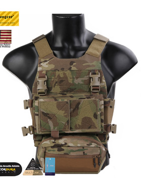 爱默生新品 FCS风格+MK肚兜套装战术背心户外CS FCSK胸挂马甲现货