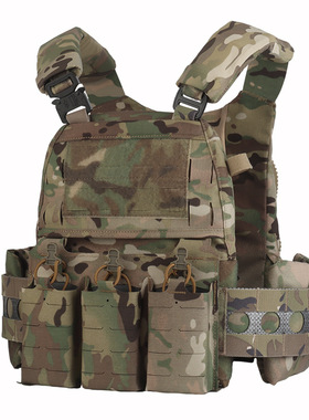FCPC V5高配版战术背心自带三联包侧围消光进口面料迷彩户外现货