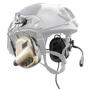 EARMOR EXFIL温迪头盔轨道电子降噪通讯耳罩耳机 M32H适配FASTARC