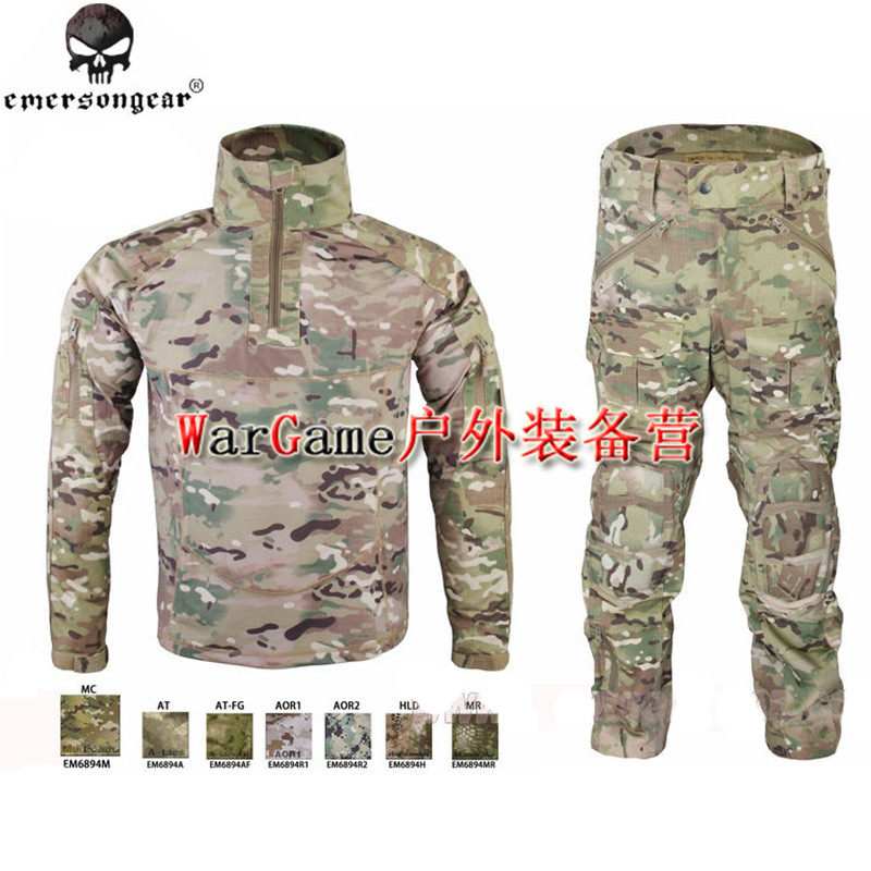 爱默生军迷户外全天候服防暴款MC全地形迷彩真人CS战术套蛙服