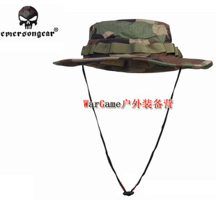 爱默生军迷战术户外帽奔尼帽渔夫帽圆边遮阳旅行登山迷彩帽升级版