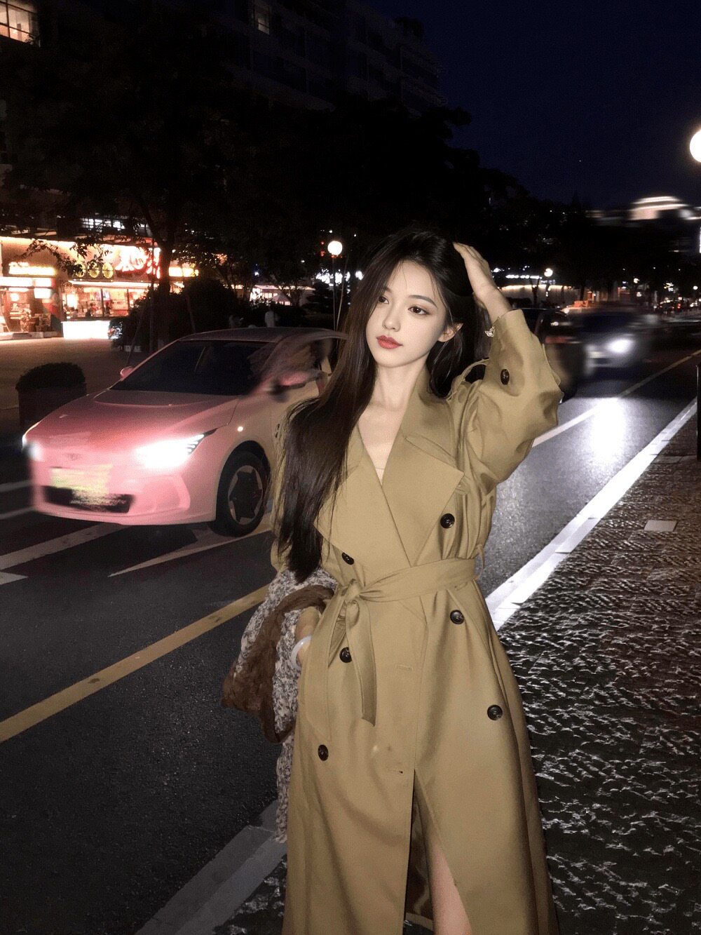 风衣外套女2026新款小个子韩系高级感中长款收腰气质防风短款风衣
