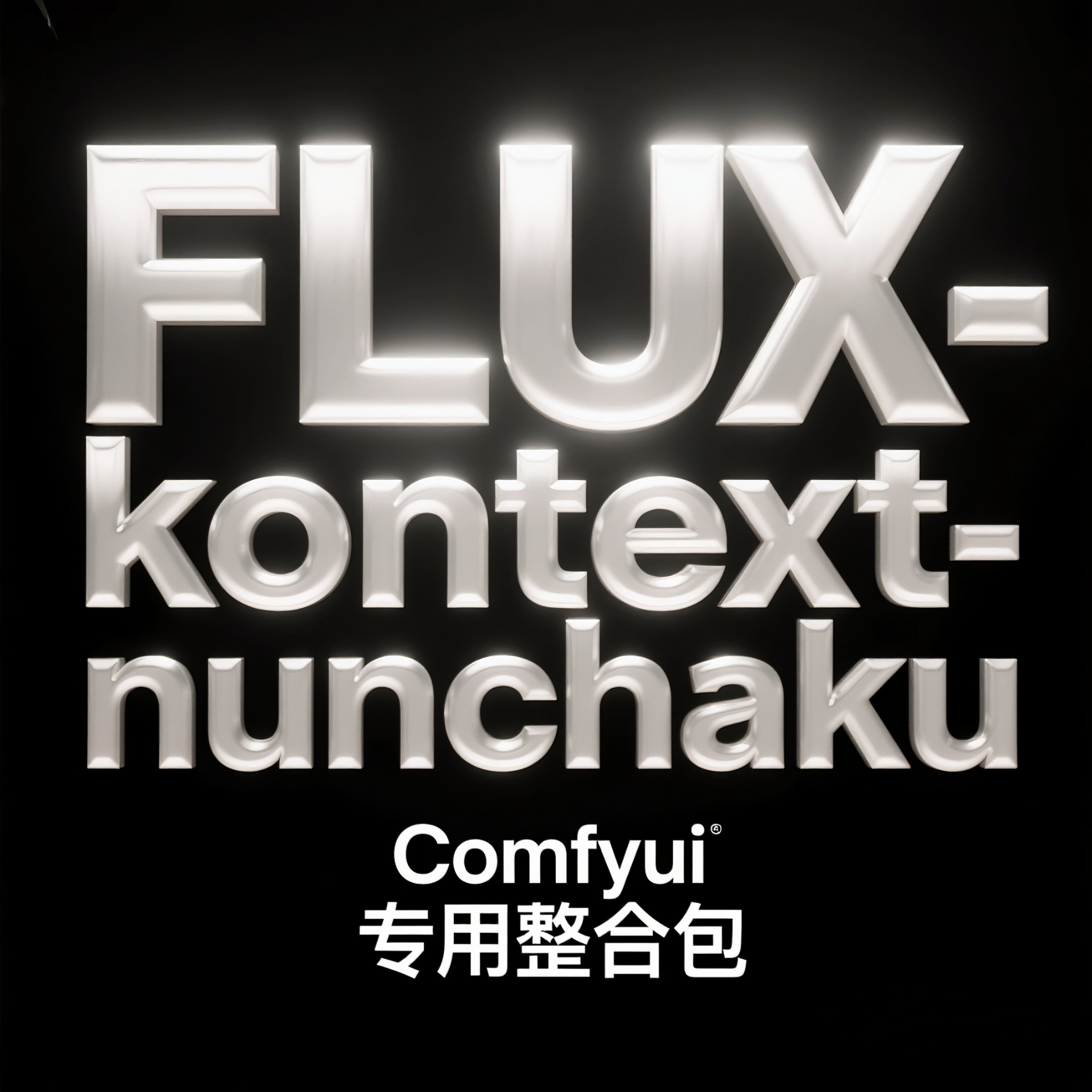 comfyui+Kontext+nunchaku整合包加速出图