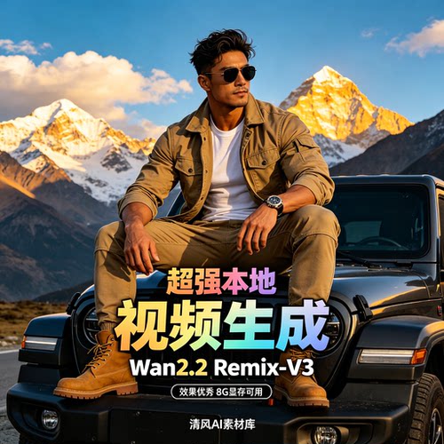 2026全新comfyui-wan2.2视频整合包Wan2.2-ReMix -V2.1工作流更新