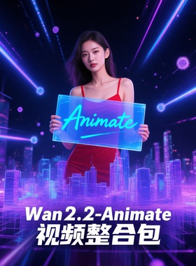 comfyui-Wan2.2Animate 视频整合包10月更新comfyui工作流
