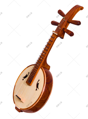 民族弹拨刺猬紫檀木小阮琴乐器6802XRT初学者到专业演奏全赠配件