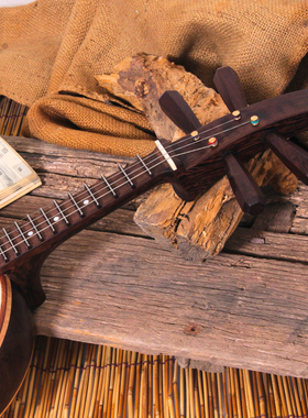 民族弹拨鸡翅木小阮琴乐器6602XRT初学者到专业演奏全赠配件