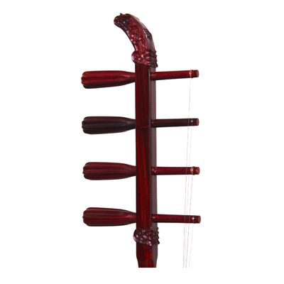 紫檀木祥云木雕高音四胡乐器二人台独奏伴奏唐山皮影伴奏SH-Z-08G