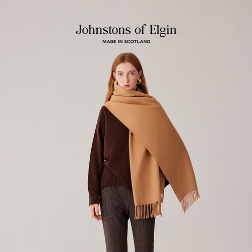 【特享5折起】Johnstons of Elgin经典羊绒披肩礼盒礼物