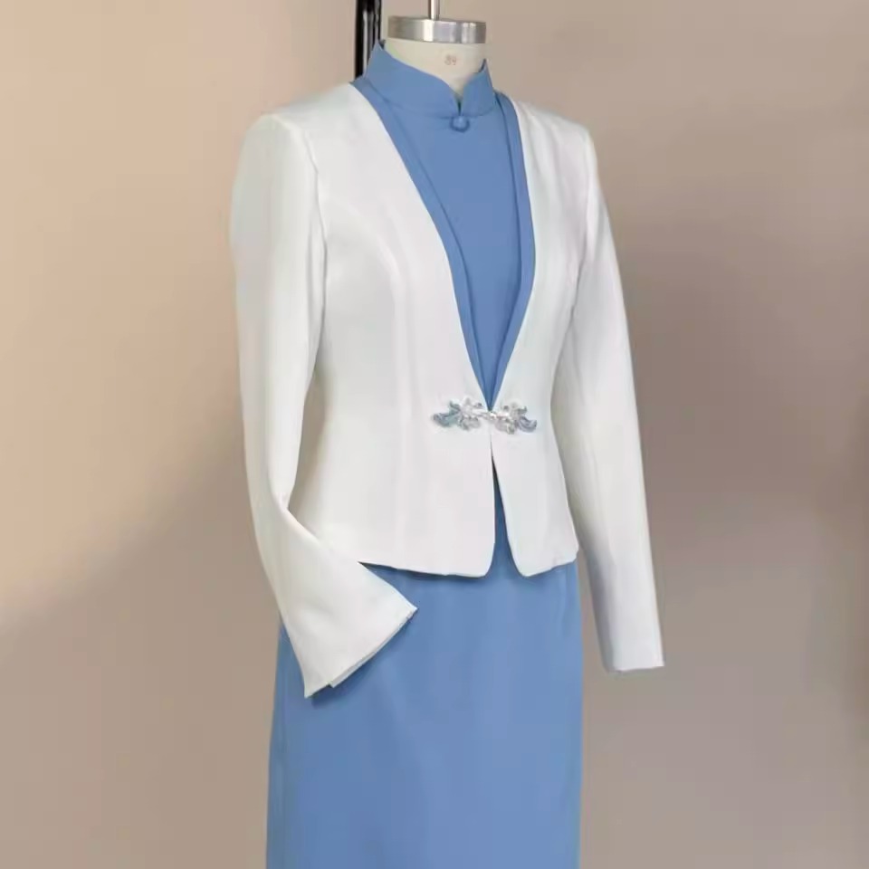 租高端职业装礼仪小姐主持合唱上合组织峰会迎宾空姐商务套装出租