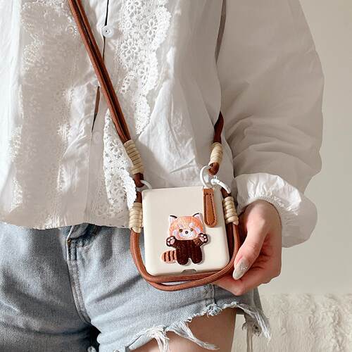 原装正品适用华为pocket2手机壳oppofindn3折叠屏n2荣耀magicV保护套vivoX Flip手提斜跨p50pockets挂绳三星Z