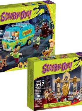 史酷比75902神秘机器巴士车木乃伊博物馆之谜75900拼装中国积木男