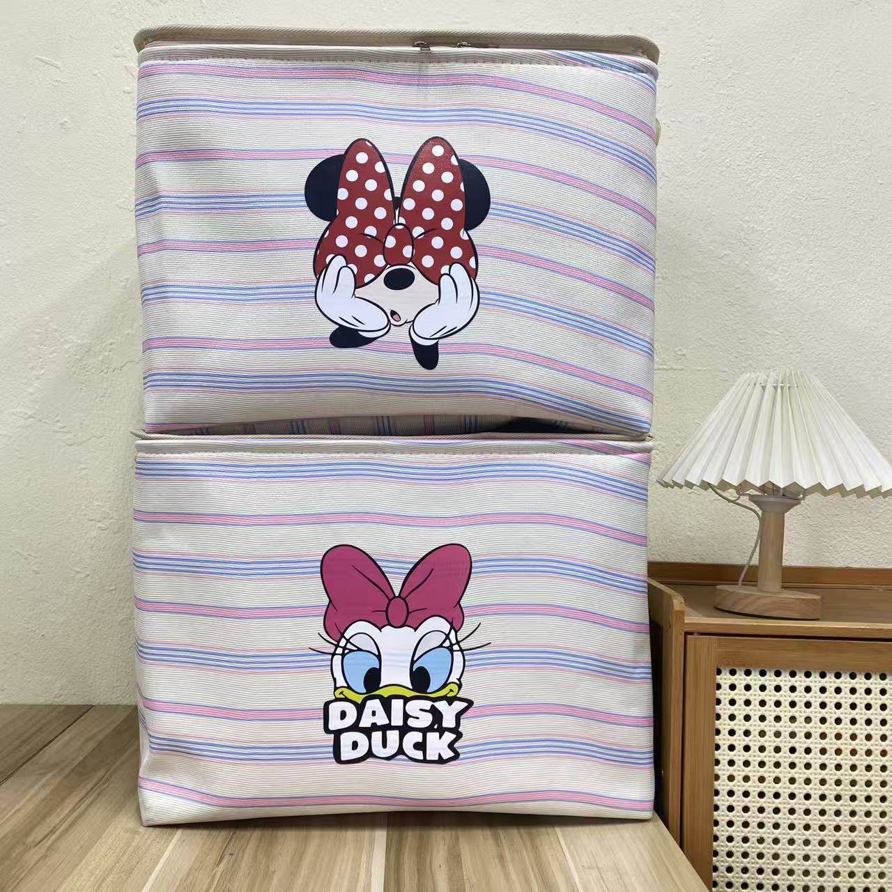 【45X35X30高】拉链款黛西蝴蝶结（带盖带钢圈）防潮收纳袋收纳筐,收纳整理,收纳筐,淘宝优惠券,粉丝福利购,淘宝优惠卷