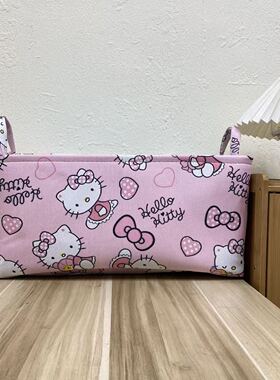 裤子专用【47X28X22高】粉KT猫开口微瑕可折叠裤子收纳筐收纳袋