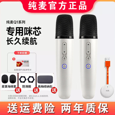 纯麦Q1比亚迪无线车载麦克风海豚