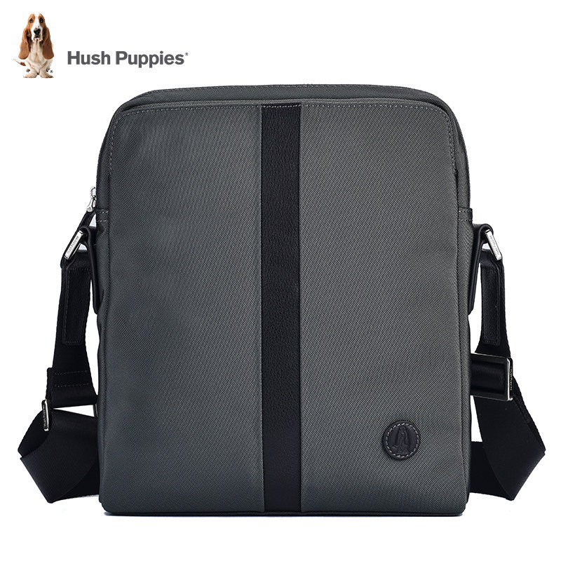 暇步士男士斜挎包单肩包2024新款帆布背包时尚男包旅行休闲包包