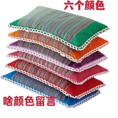 桃核枕头小核桃颈椎按摩枕头