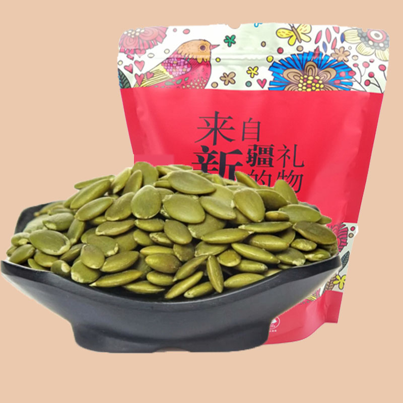 新疆特产原味袋装无壳南瓜籽零食散装大颗粒烘焙原料生南瓜子仁