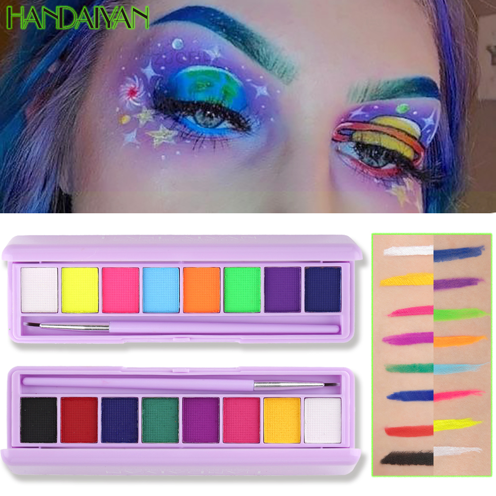Water Activated Eyeliner UV Light Neon Pastels Eyeliner Past