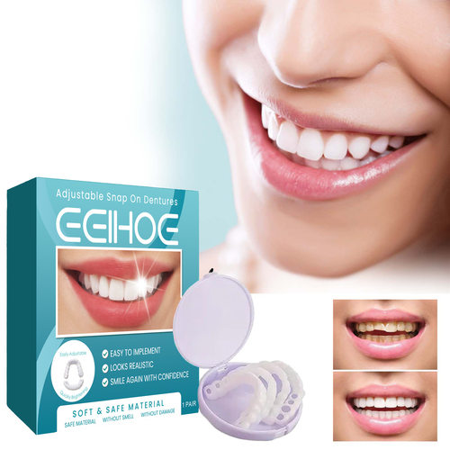 Tooth Set Snap-on Temporary Denture Interdental Denture Kit