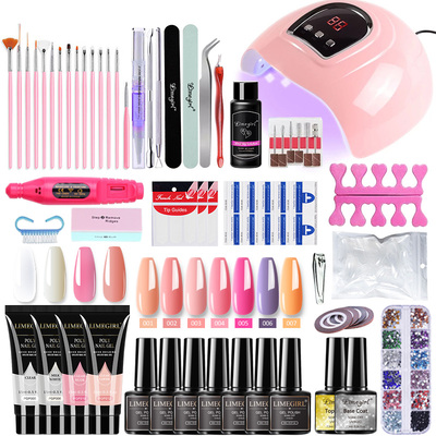 Nail Set With Nail Lamp Nail Dryer Nail Drill Machine Manicu