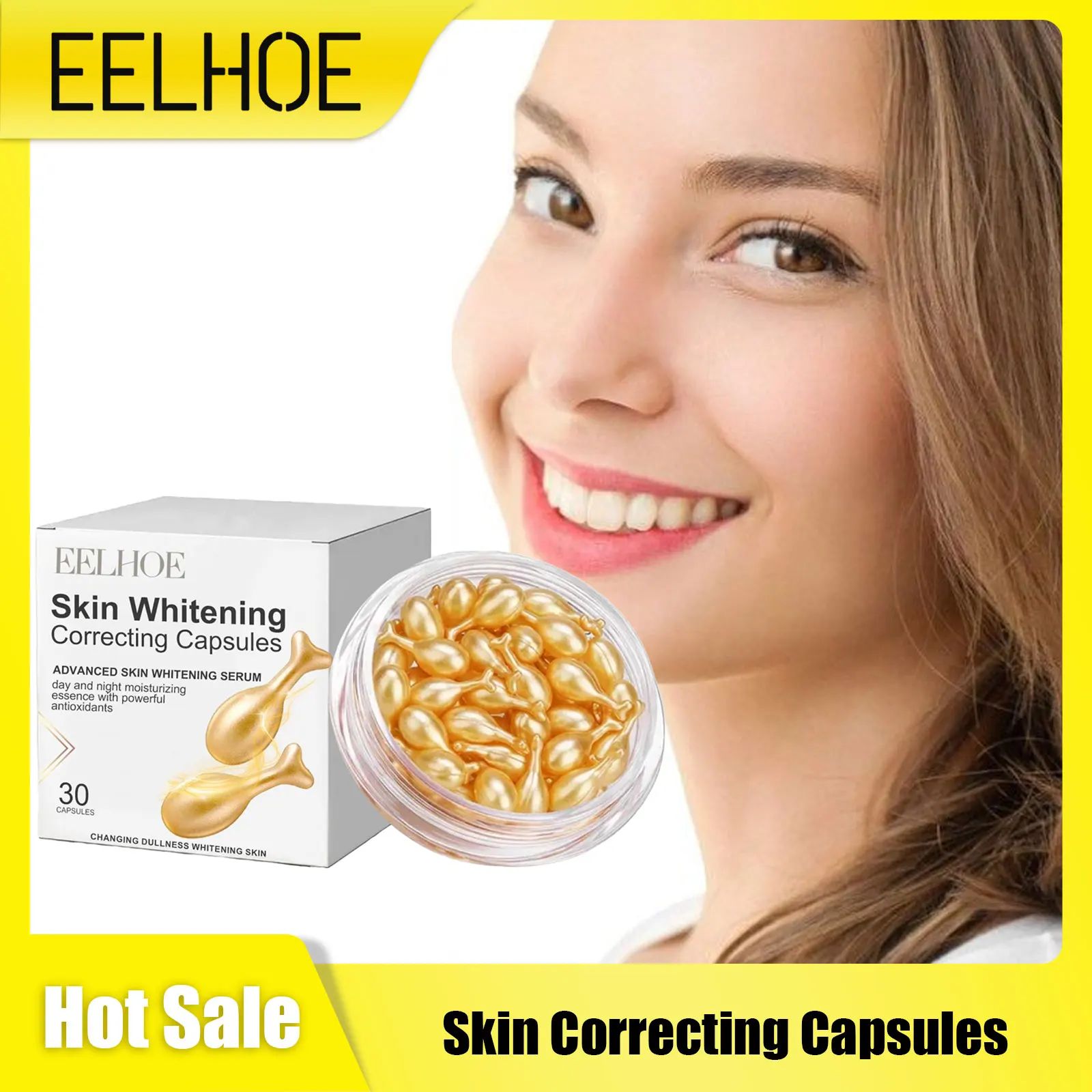 Vitamin E Capsules Brightening Skin Bleach Dull Skin Anti Da