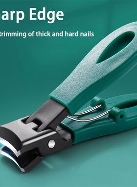 Portable Ultra Sharp Nail Clippers Stainless Steel Wide Jaw