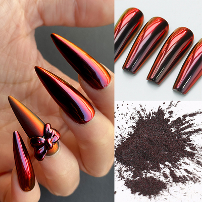 Chameleon Nail Powder Mirror Effect Nail Art Glit Colorful