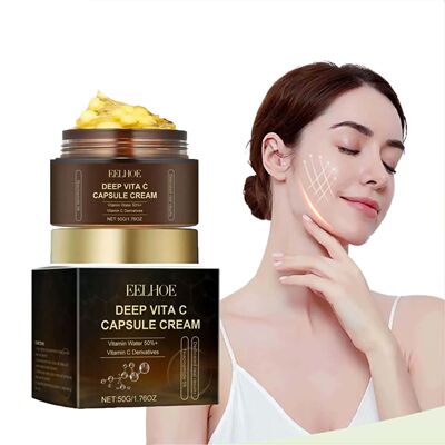 Vitamin C Capsule Facial Cream Even Skin Tone Pigmentation R