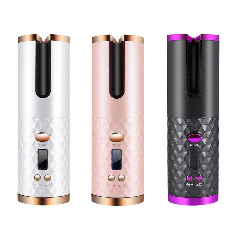 Rechargeable Automatic Hair Curler Women Portable Hair Curli