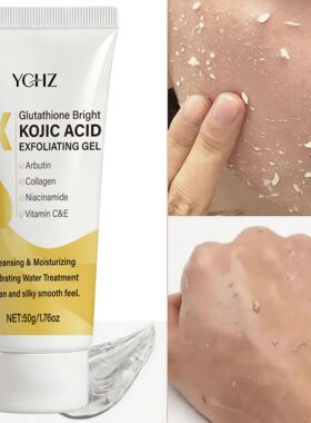 Kojic Acid Deep Cleansing Exfoliating Gel, Evens Out Skin To