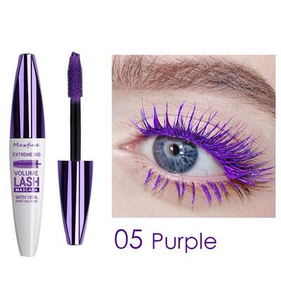 5D Silk Fiber Mascara Lash Color Mascara Waterproof Rimel 3D
