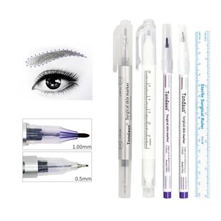 1Set Sterilized Tattoo Marker Pen Surgical Skin Microblading