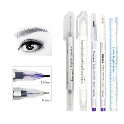 1Set Sterilized Tattoo Marker Pen Surgical Skin Microblading