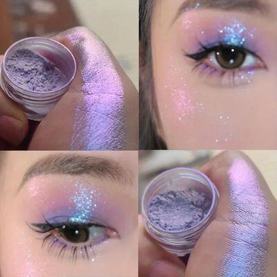Chameleon Highlighter Palette Eyeshadow Face Body Pigment Sh
