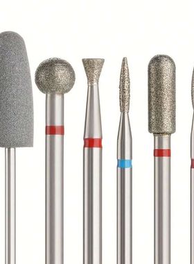 6pcs/set Diamond Sand Nail Files Drill Cuticle Polishing Bit
